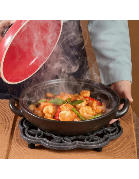 Paquete de 2 Trivets Metálicos Redondos Agolctry 19 cm