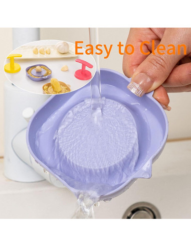 Rallador de Ajo y Jengibre 2 en 1 LYUERUEX Portátil