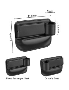 Organizador de Espacio para Asiento de Coche DSIOHFEI - 2 Pcs 2