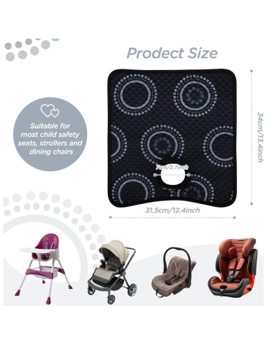 Protector de Asiento de Coche LITTOBEBE 2 Piezas Impermeable