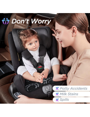 Protector de Asiento de Coche LITTOBEBE 2 Piezas Impermeable