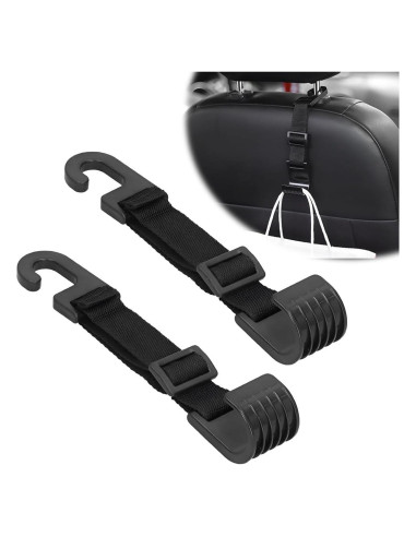 Ganchos para Reposacabezas de Auto ZNDAW 2 Pcs Ajustables