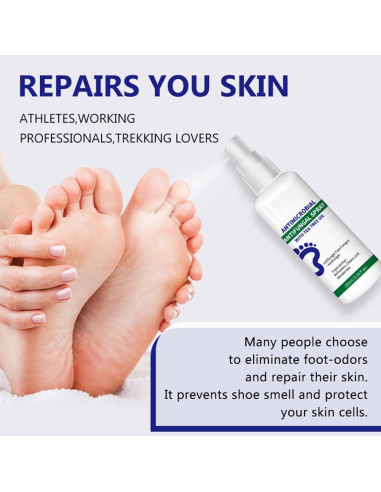 Desodorante Natural para Pies y Zapatos JIANGXI - Spray Antibacteriano 120g