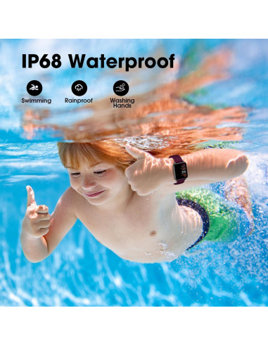 Reloj Podómetro TYKOIT para Mayores, Impermeable, 1.4" LCD