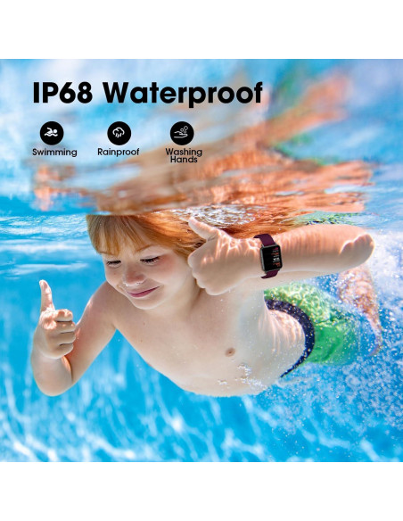 Reloj Podómetro TYKOIT para Mayores, Impermeable, 1.4" LCD