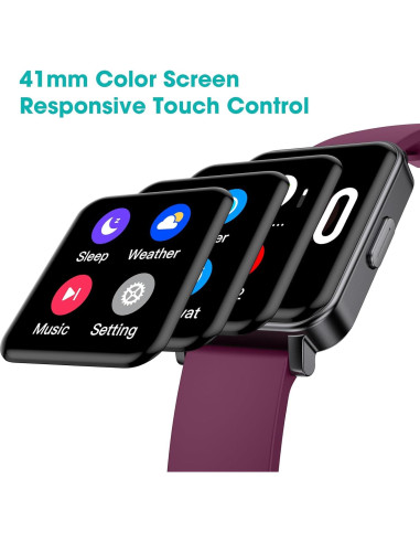 Reloj Podómetro TYKOIT para Mayores, Impermeable, 1.4" LCD