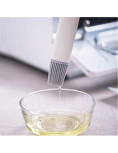 Juego de 2 Brochas de Silicona Baixikly Rosa y Gris