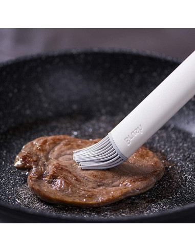 Juego de 2 Brochas de Silicona Baixikly Rosa y Gris