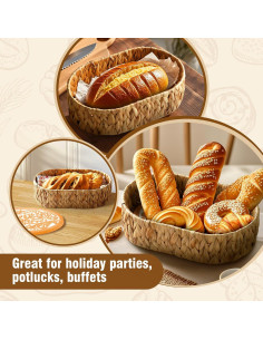 Cesta Calentadora de Pan RusicEss con Piedra de Terracota 2