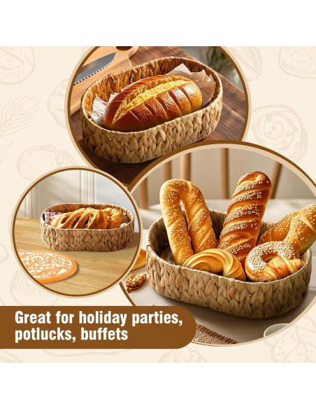 Cesta Calentadora de Pan RusicEss con Piedra de Terracota