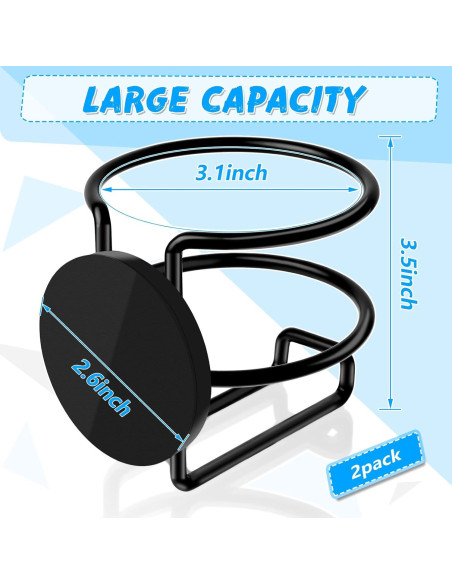 Soporte Magnético para Tazas Jixsloft - Paquete de 2, 7.87 cm