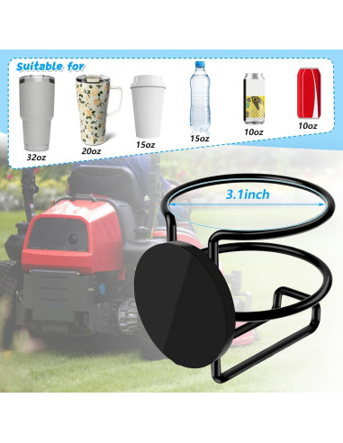 Soporte Magnético para Tazas Jixsloft - Paquete de 2, 7.87 cm