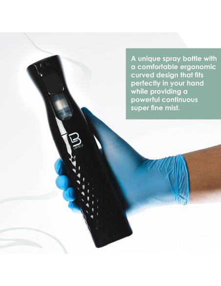 Botella de Spray Biselada L3V3L3 300 ml - Neblina Fina
