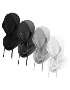 4 Balaclavas Verano UPF 50+ Transpirables para Hombres y Mujeres