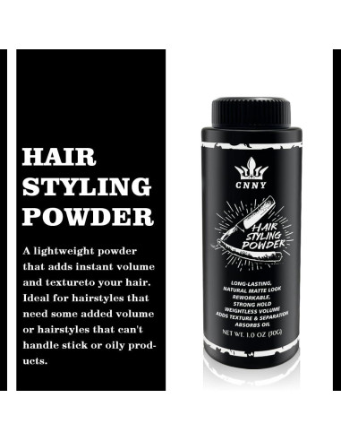 Polvo Voluminizador para Cabello CNNY 30g - Texturizador Masculino