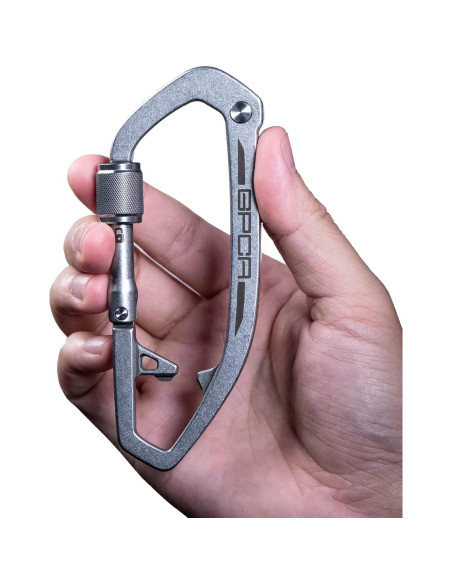 Clip de Llavero con Mosquetón GPCA X-CARA-SS Acero Inoxidable