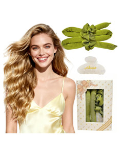 Rizador Sin Calor Serenade Verde Texturizado para Dormir