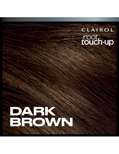 Clairol Raíz Toque-Up Color + Volumen Spray 2-en-1 Marrón Oscuro