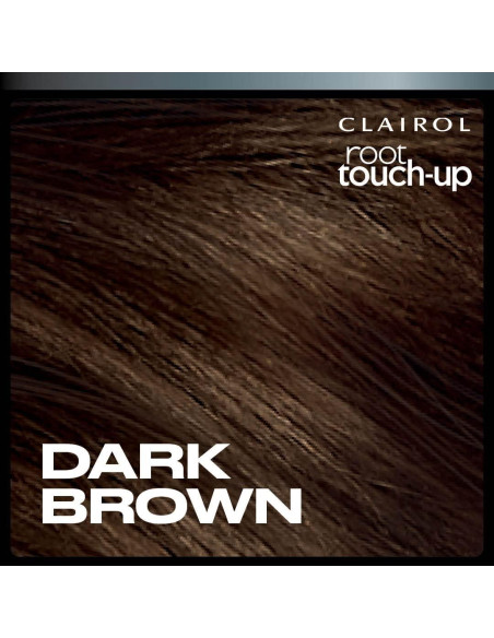 Clairol Raíz Toque-Up Color + Volumen Spray 2-en-1 Marrón Oscuro