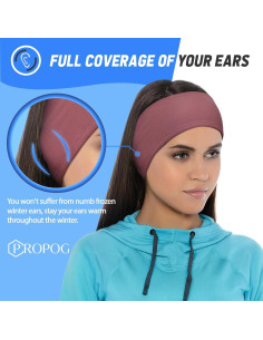 Cintas Calentadoras de Orejas PROPOG - Forro Polar - Unisex 2