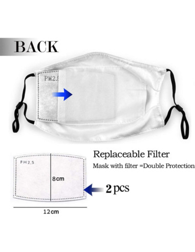 Mascarilla Divertida Niños LALLRI Ratón Gris Transpirable