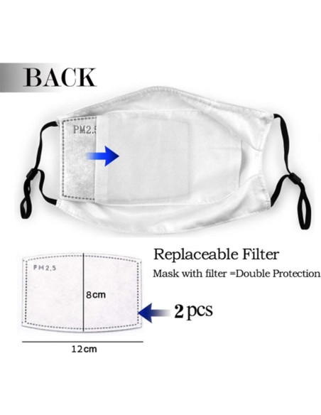 Mascarilla Divertida Niños LALLRI Ratón Gris Transpirable