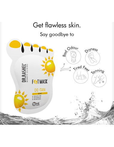 Mascarilla Exfoliante para Pies DR.RASHEL - 1 Par Hidratante