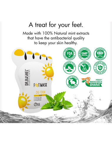 Mascarilla Exfoliante para Pies DR.RASHEL - 1 Par Hidratante