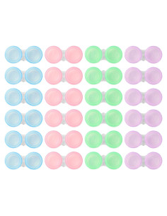 Estuches para Lentes de Contacto Xohairp 24 Pcs Coloridos