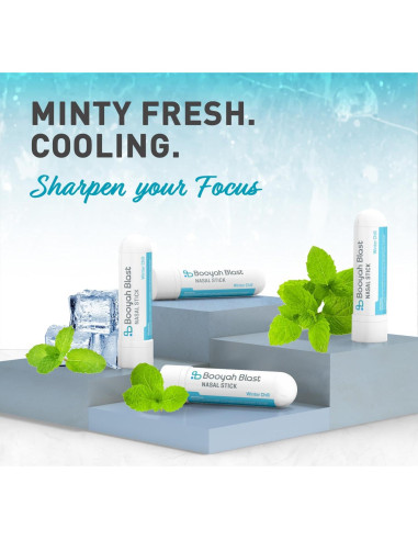 Palitos Nasales Aromaterapia Booyah Blast Frío Invernal 4PK