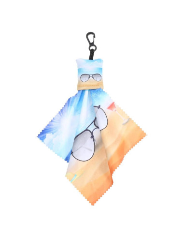 Limpiador de Lentes de Microfibra FOMIYES con Llavero 4.5x4cm