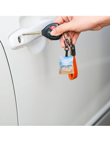 Limpiador de Lentes de Microfibra FOMIYES con Llavero 4.5x4cm