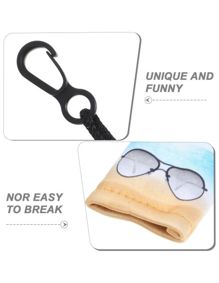 Limpiador de Lentes de Microfibra FOMIYES con Llavero 4.5x4cm