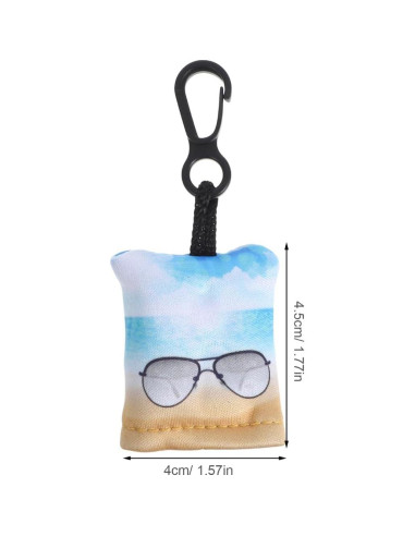 Limpiador de Lentes de Microfibra FOMIYES con Llavero 4.5x4cm