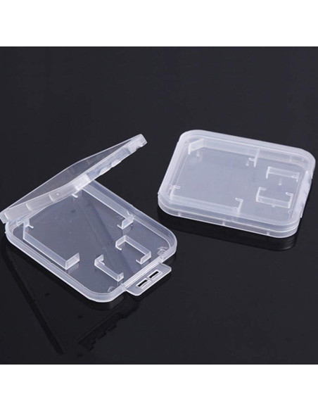 Estuche de Plástico Transparente SteelFever para 20 Tarjetas SD