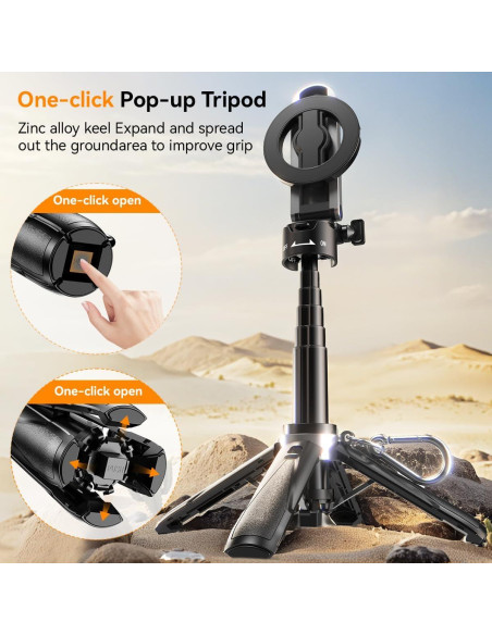 Palillo de Selfie Magnético 4 en 1 Sanqi Youpin Mini Trípode