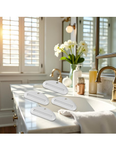 5 Exprimidores de Pasta de Dientes Cauaoa Blancos Prácticos 2