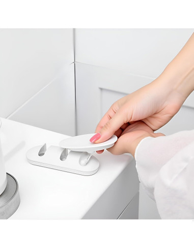 5 Exprimidores de Pasta de Dientes Cauaoa Blancos Prácticos