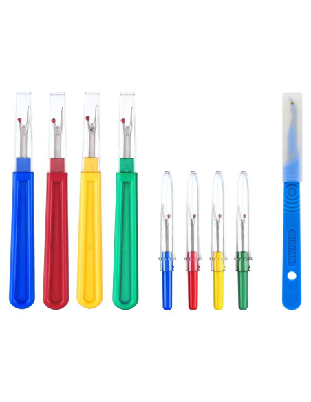 Set de 9 Descosedores Coloridos con Cortador de Costuras