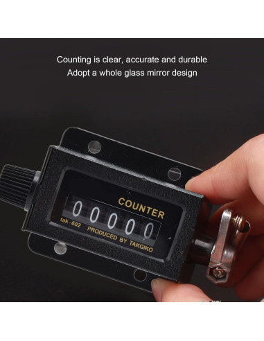 Contador Mecánico 5 Dígitos Yosoo Health Gear 0-99999