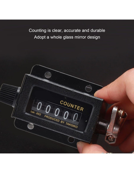 Contador Mecánico 5 Dígitos Yosoo Health Gear 0-99999