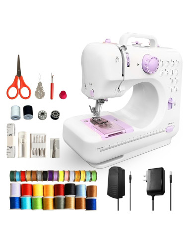 Mini Máquina de Coser Eléctrica DLUFYEI 12 Puntadas Portátil