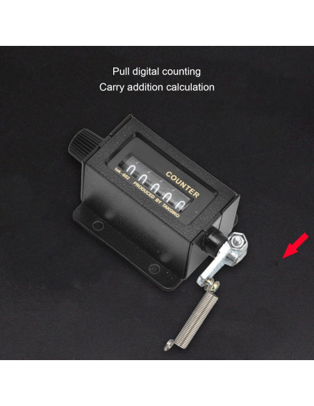 Contador Mecánico 5 Dígitos Yosoo Health Gear 0-99999