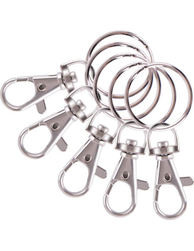 Ganchos giratorios WXJ13 55 piezas - Gancho de langosta y anillos