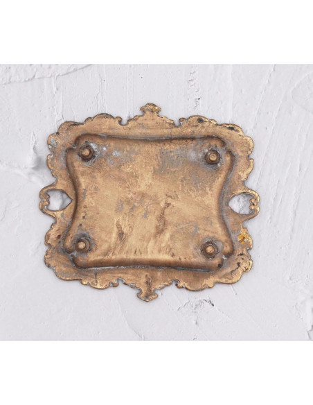 Bandeja de Anillos Dorada Vintage Tstarer 13.5x11.4cm