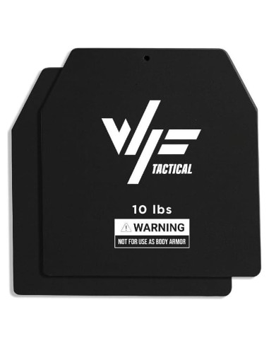 Placas de Peso Acero WF TACTICAL 9.07kg para Chalecos