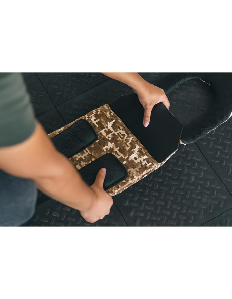 Placas de Peso Acero WF TACTICAL 9.07kg para Chalecos