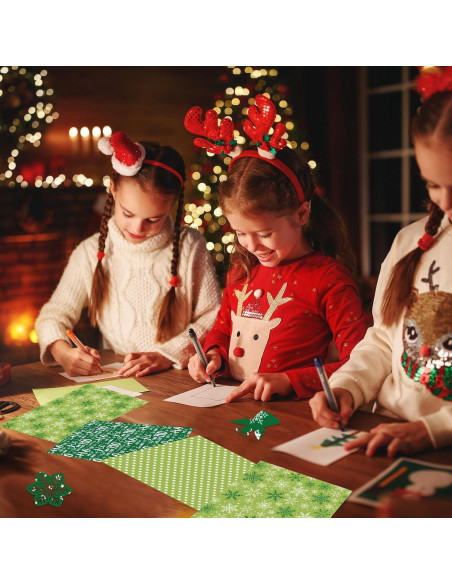 Conjunto de Papel Decorativo Navidad Morcheiong 55 Hojas A4/A5