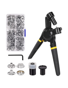 Herramienta de Botón a Presión LAKIX 30 Juegos 15mm Amarillo