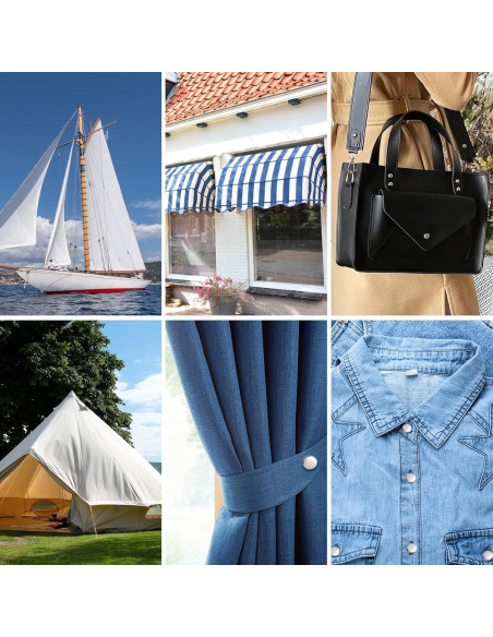 Herramienta de Botón a Presión LAKIX 30 Juegos 15mm Amarillo